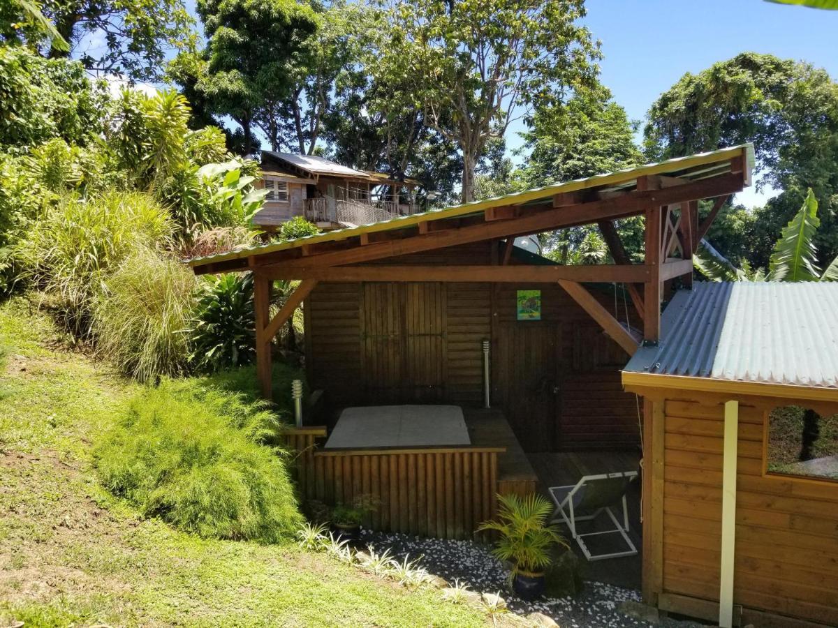 סן-קלוד Les Bananes Vertes Ecolodges מראה חיצוני תמונה